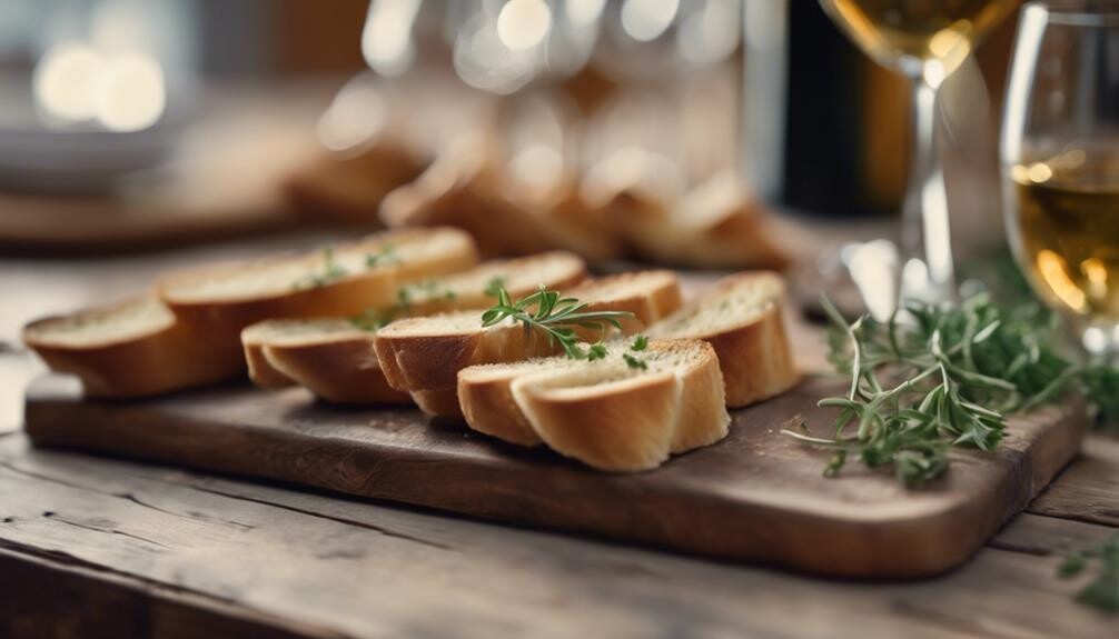 crunchy bread with honey