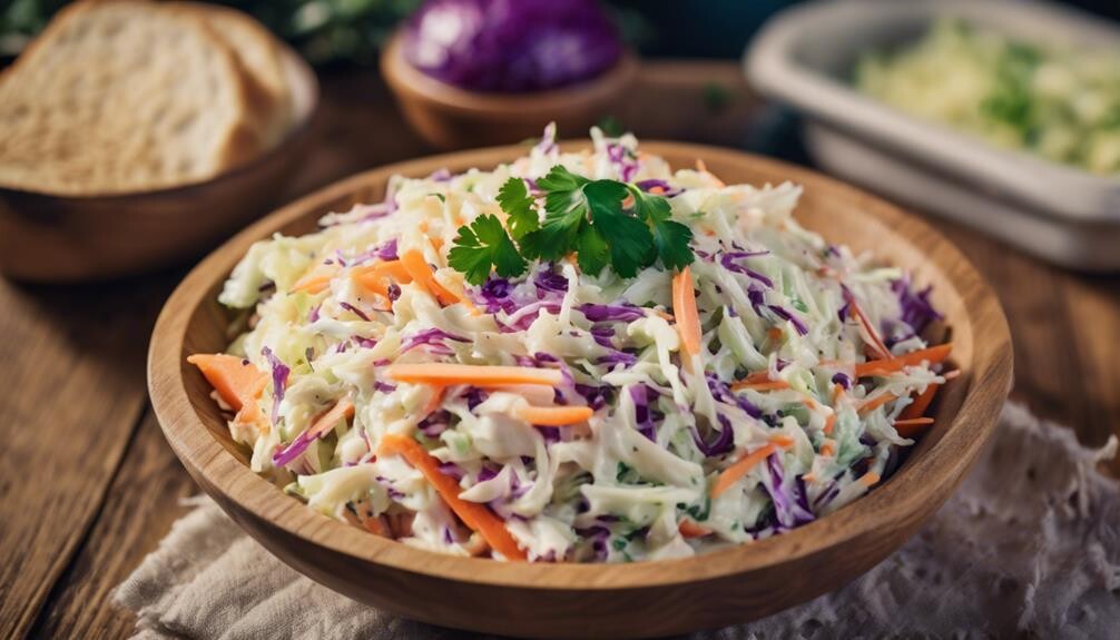 crunchy cabbage and carrots