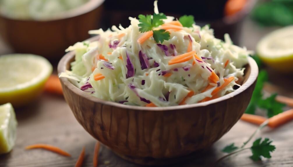 crunchy cabbage and carrots