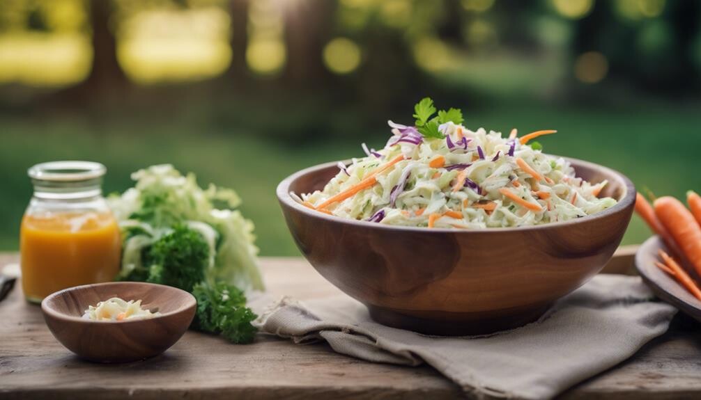 crunchy cabbage and mayo