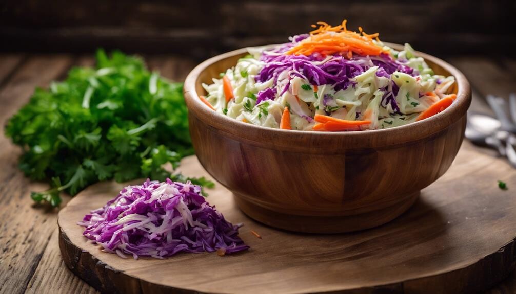 crunchy cabbage creamy dressing