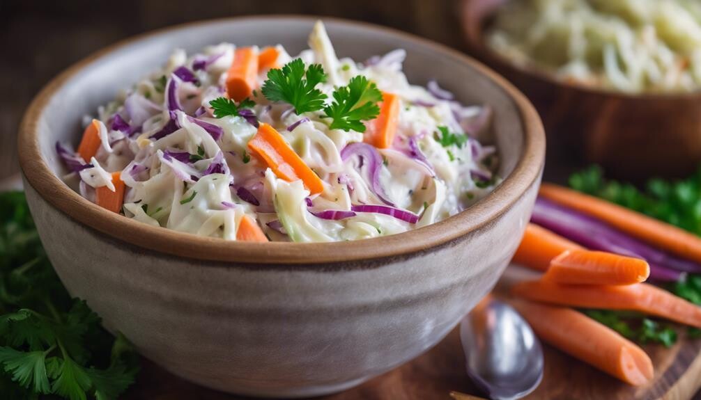 crunchy cabbage salad side
