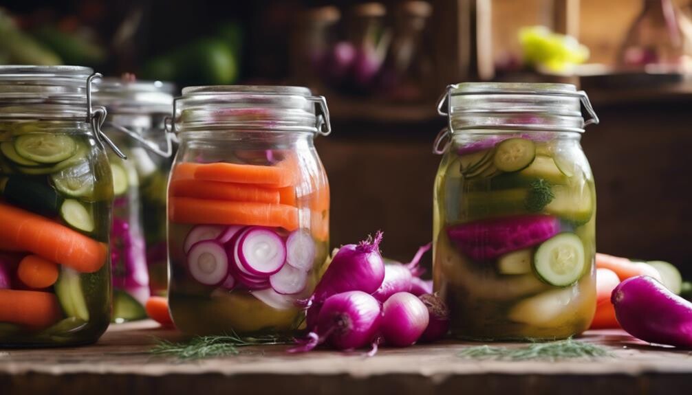 crunchy tangy fermented cucumbers