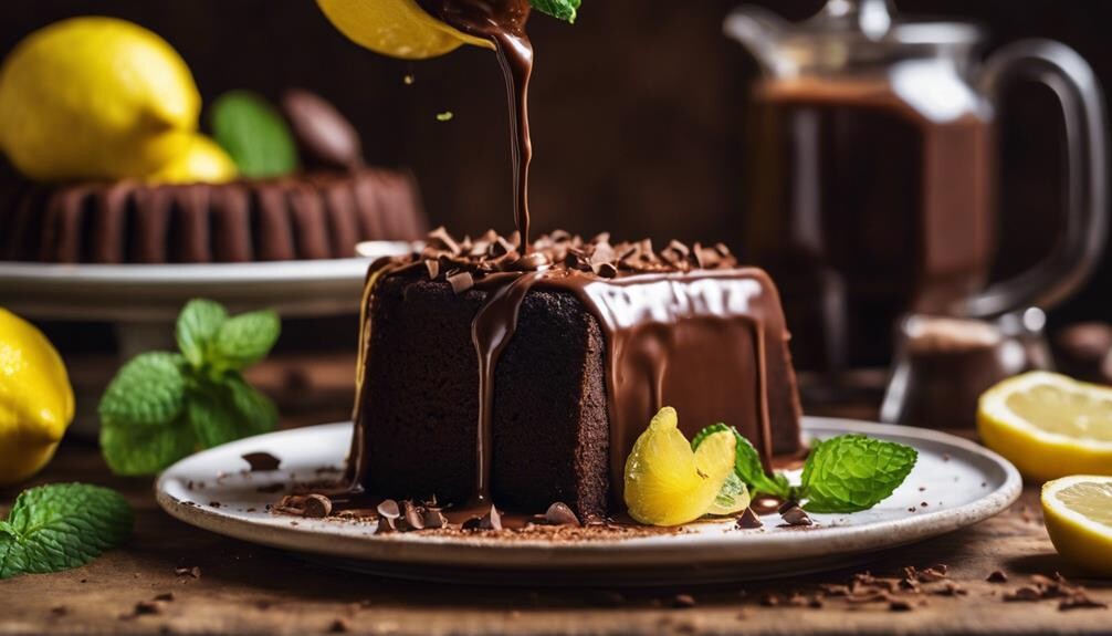 decadent chocolate dessert sauce