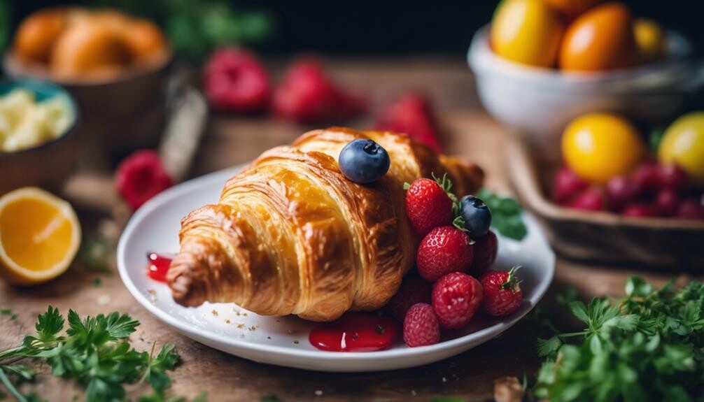 delicate french pastry treat