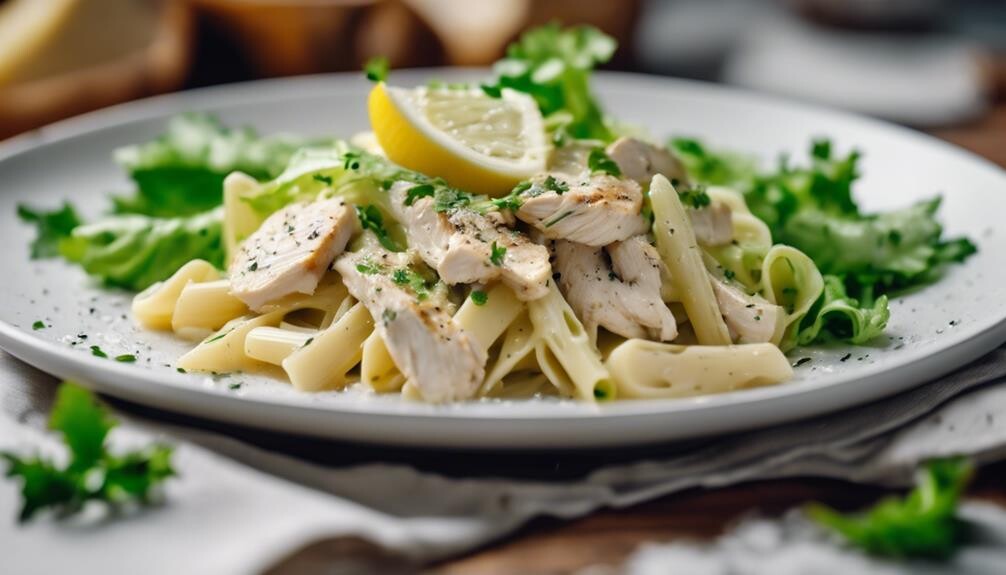 delicious and creamy pasta