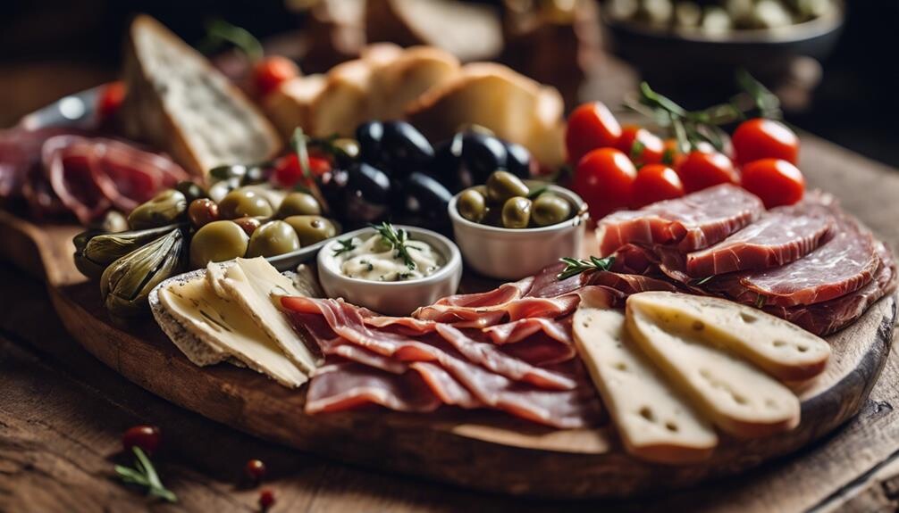 delicious antipasto platter details