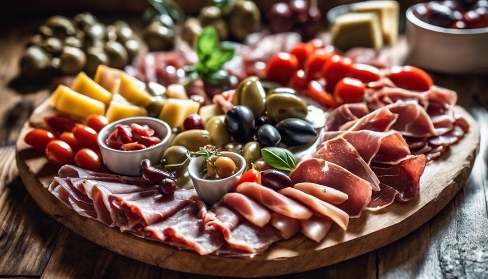 delicious appetizers with variety