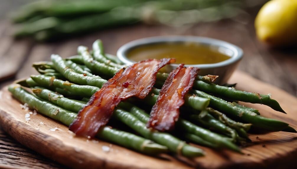 delicious bacon wrapped vegetable dish