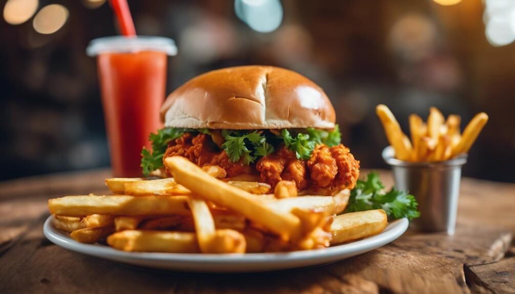 delicious fast food treat