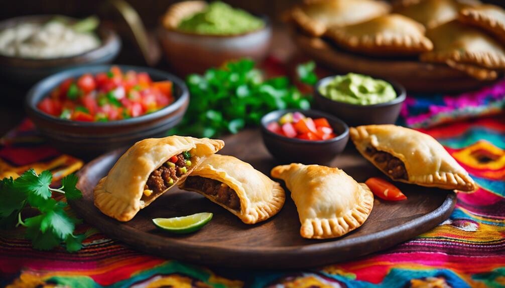 delicious fried beef pastries
