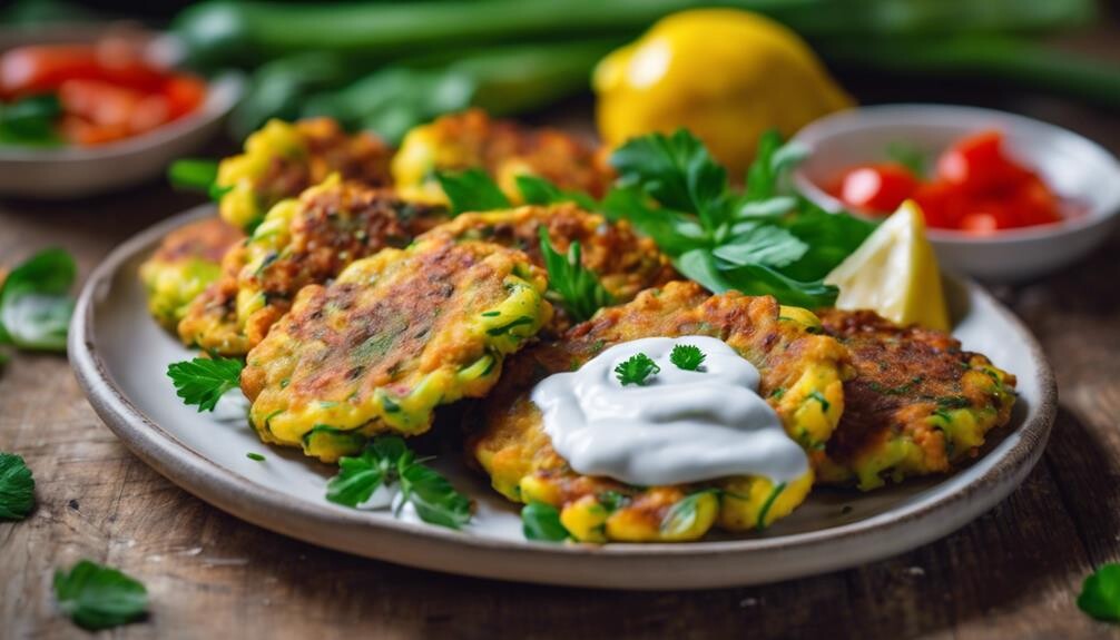 delicious fried vegetable snack