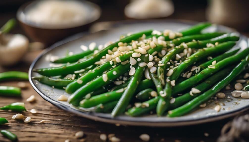 delicious garlic infused beans