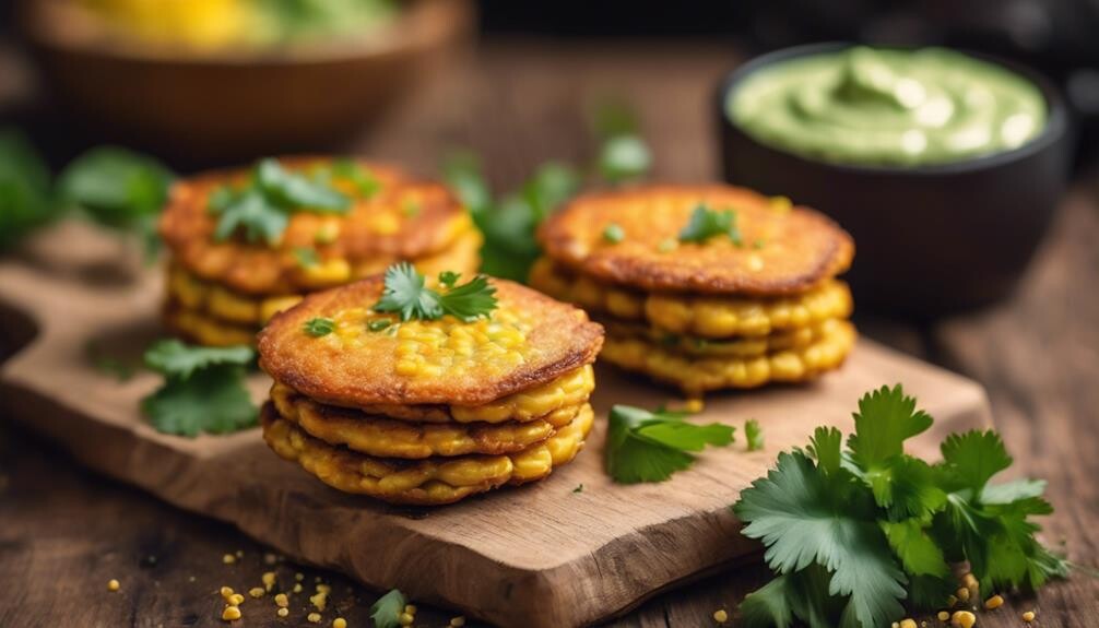 delicious homemade corn cakes