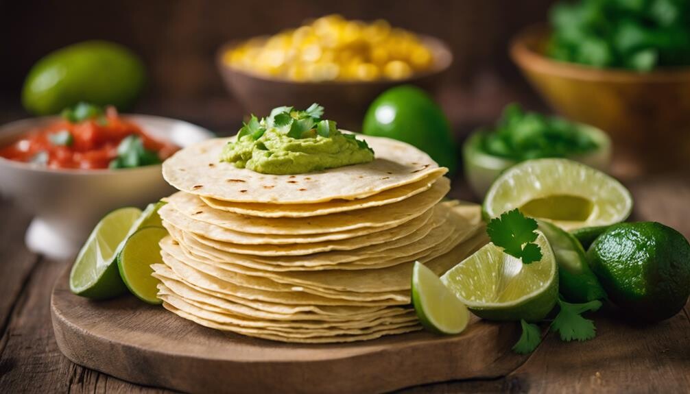 delicious homemade corn tortillas