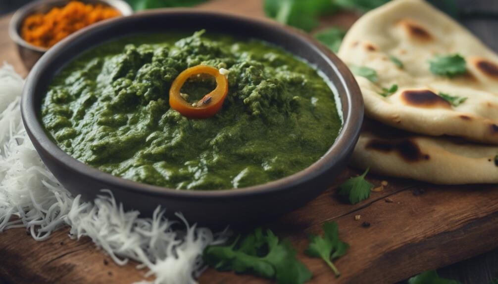 delicious indian spinach dish