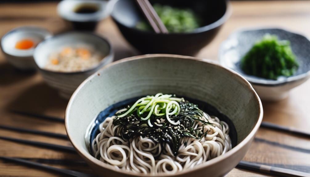 delicious japanese buckwheat noodles