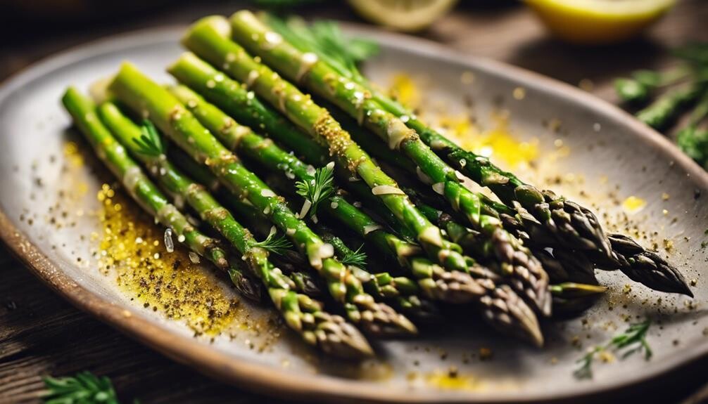 delicious oven roasted asparagus dish