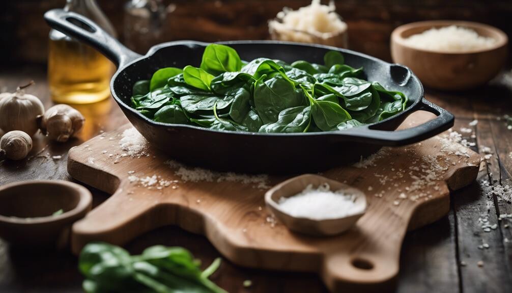 delicious saut ed spinach recipe