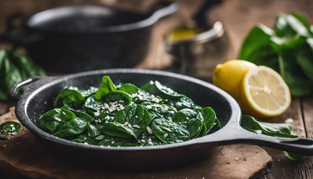 delicious spinach cooked perfectly