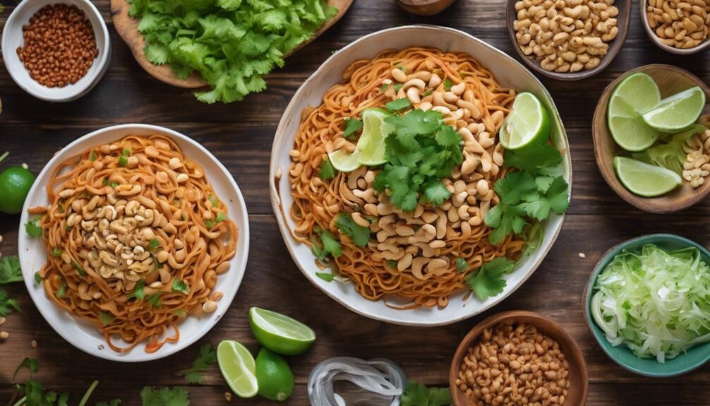 delicious thai inspired noodle dish