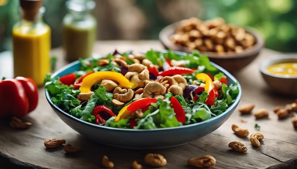 delicious vegan salad option