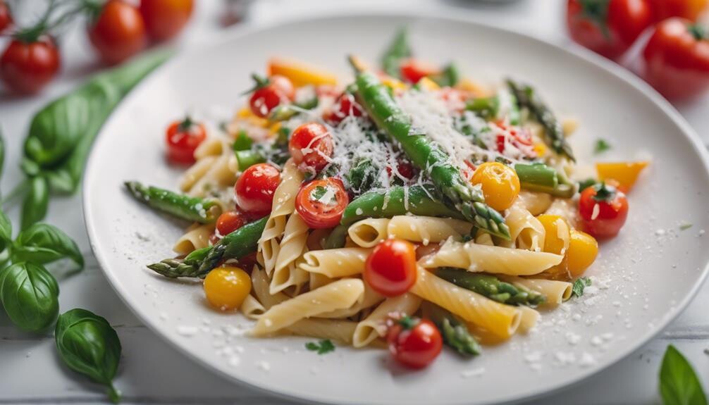 delicious vegetable pasta dish