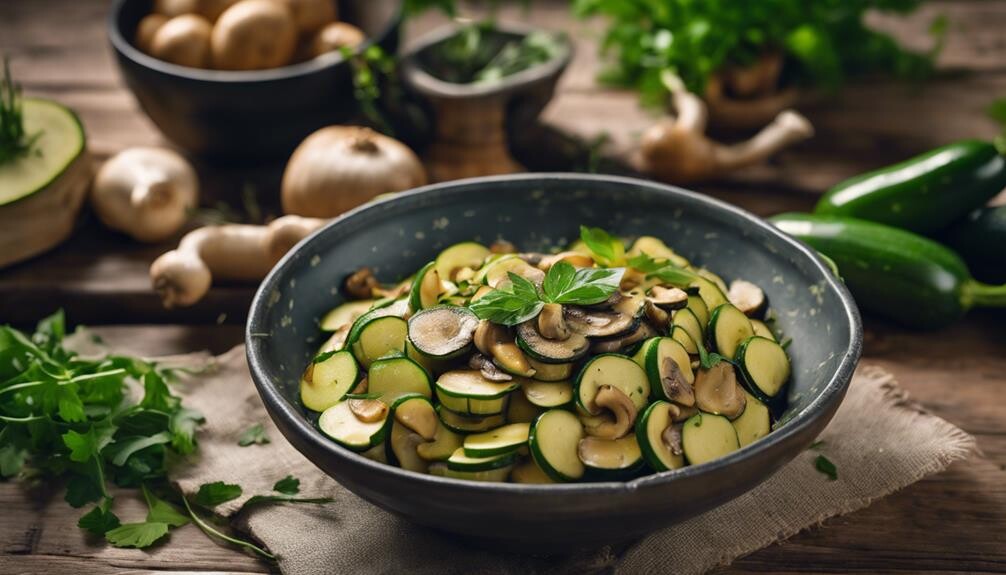 delicious vegetable saut dish