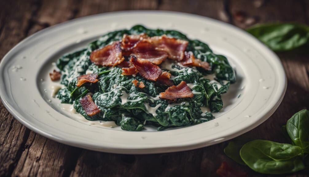 deliciously creamy spinach dish