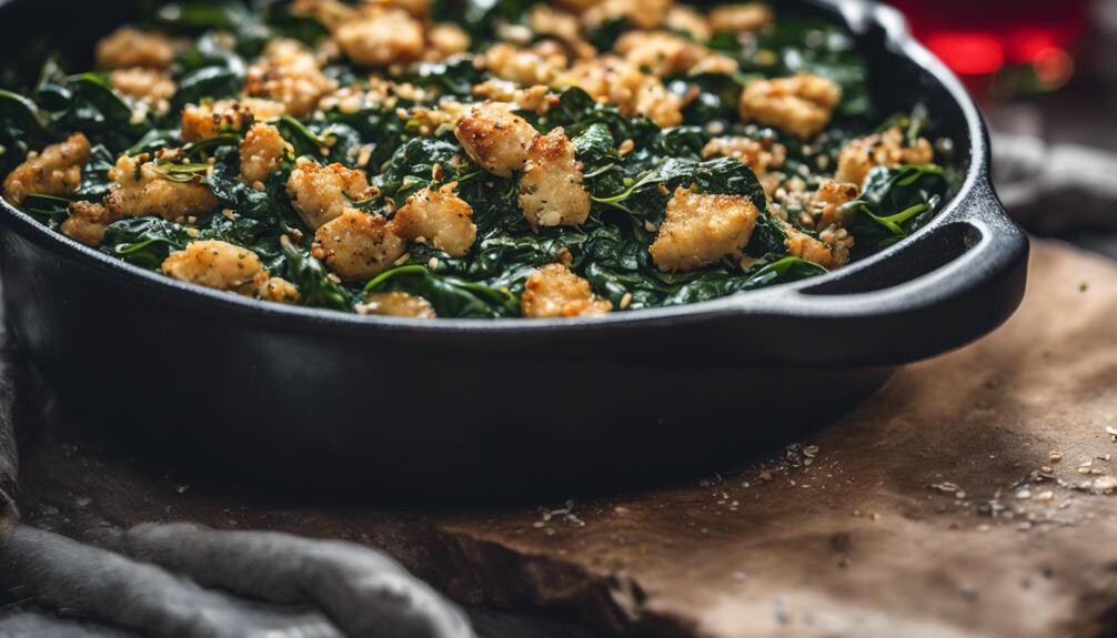 deliciously seasoned saut ed spinach
