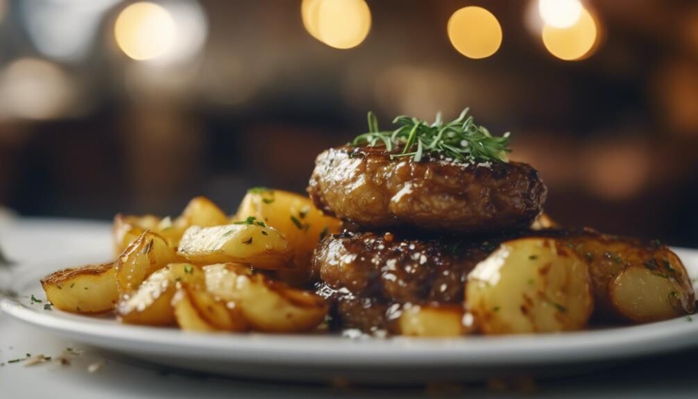 delightful golden brown spuds