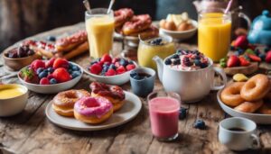 donuts and side dishes
