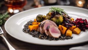 duck breast side dishes