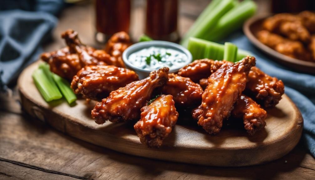 finger licking spicy chicken wings