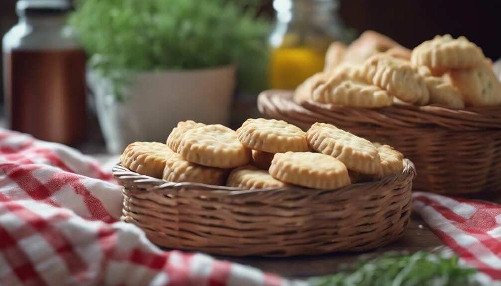 flaky golden biscuits