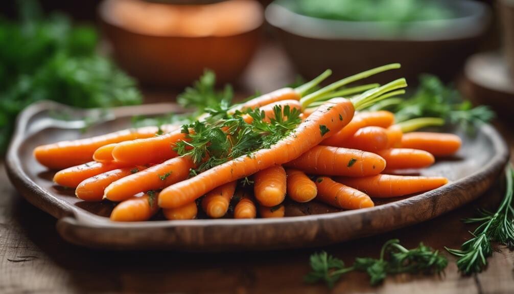 flavorful herb infused baby carrots