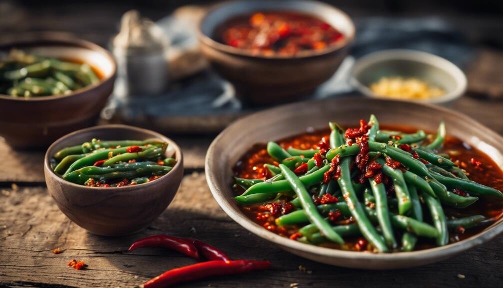flavorful spiced green beans