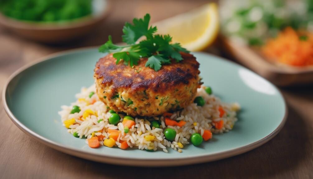fluffy rice with spices