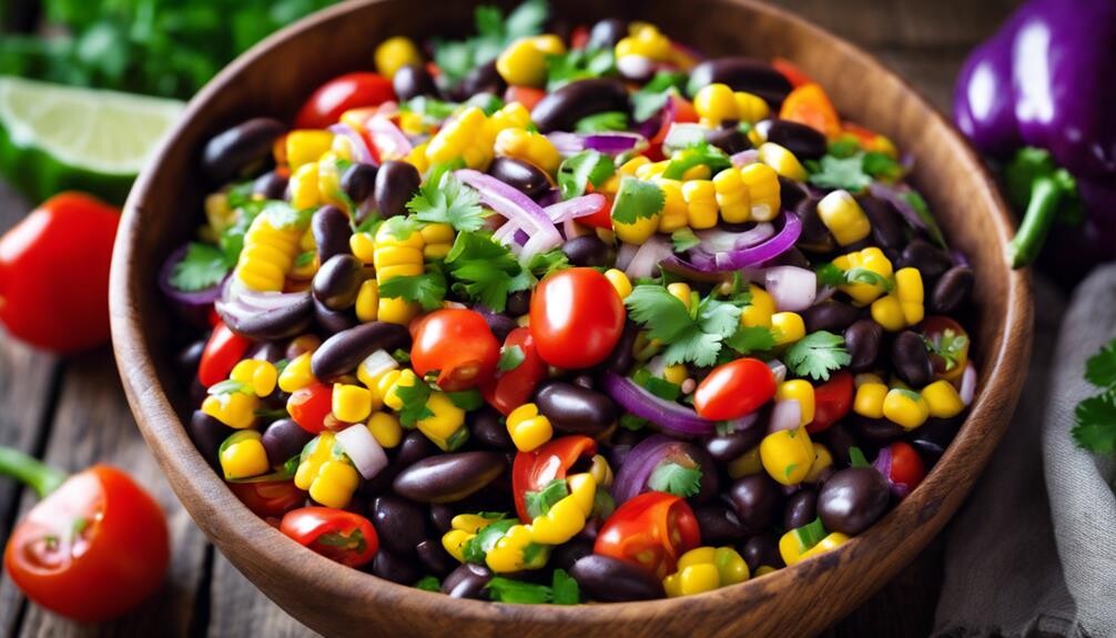 fresh and colorful salad