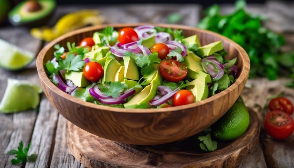 fresh and healthy lunch