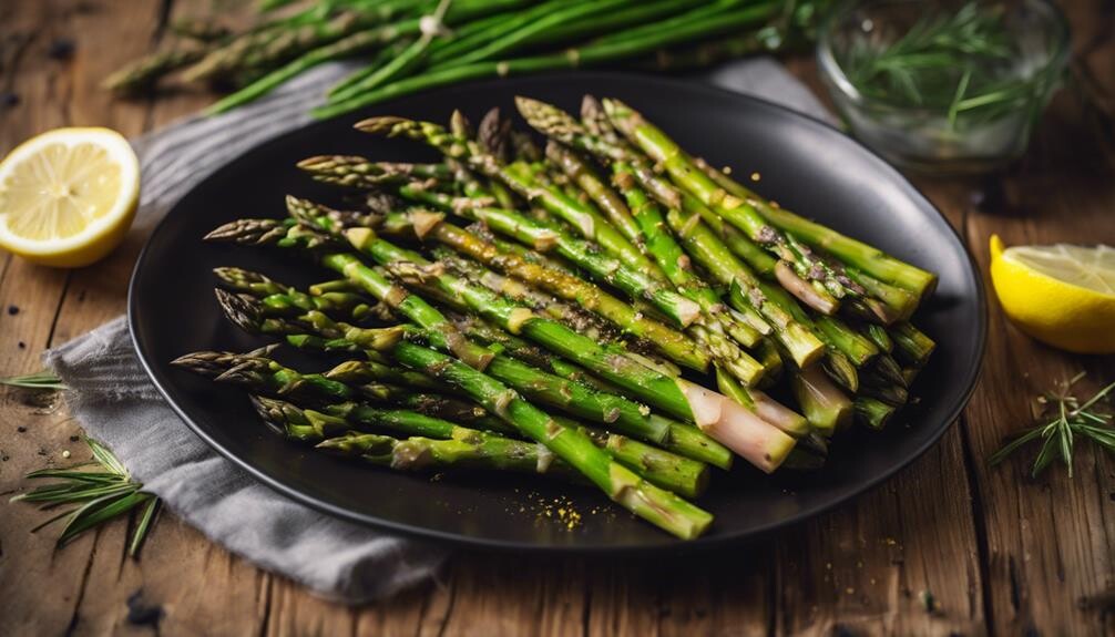 fresh asparagus cooked perfectly
