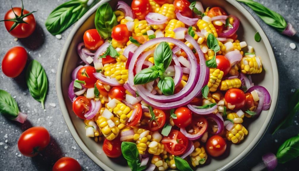 fresh summer vegetable dish