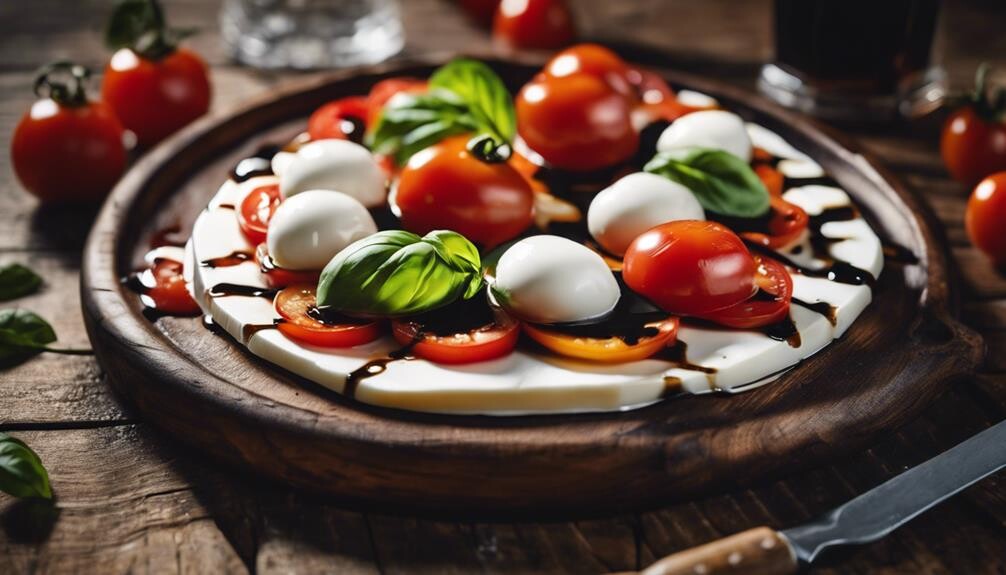 fresh tomato basil mozzarella
