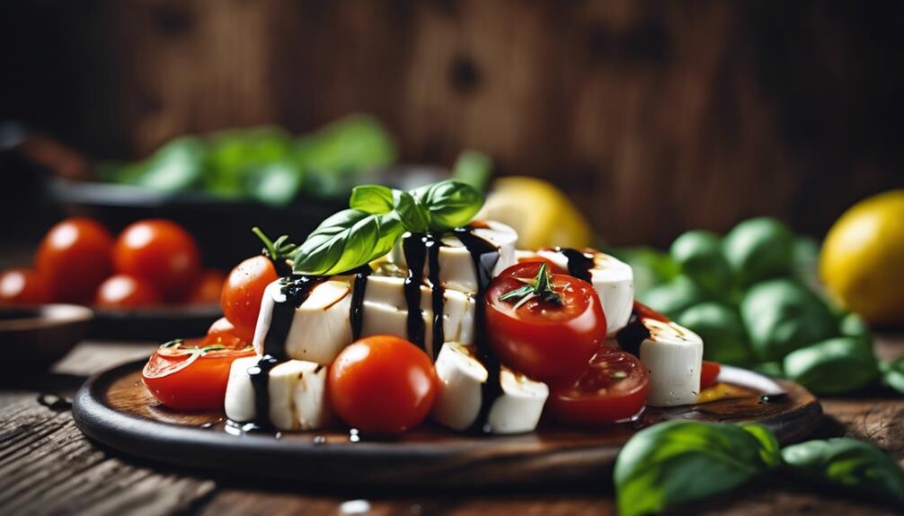 fresh tomatoes mozzarella cheese