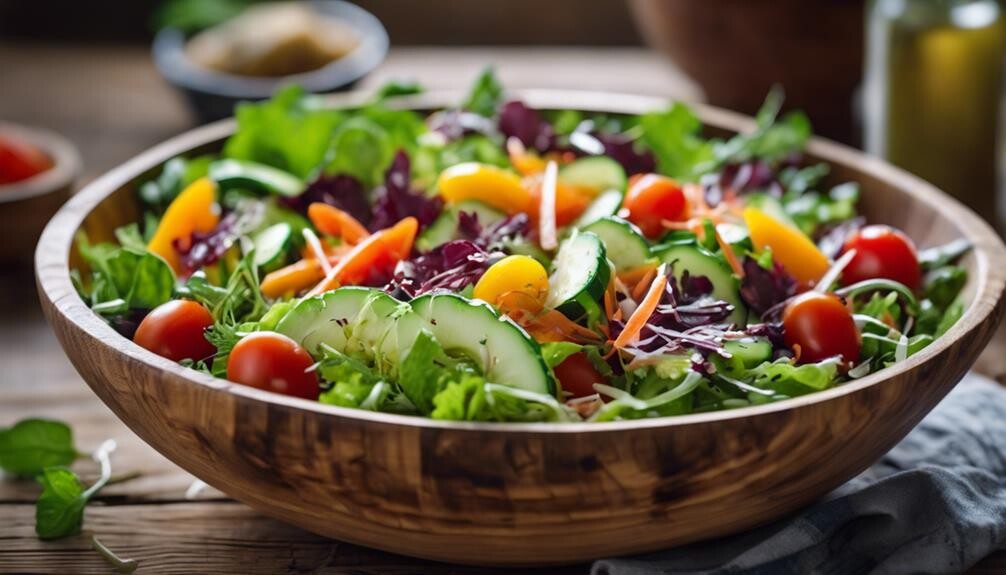 fresh vegetables bright colors