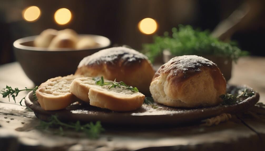 freshly baked artisan loaves