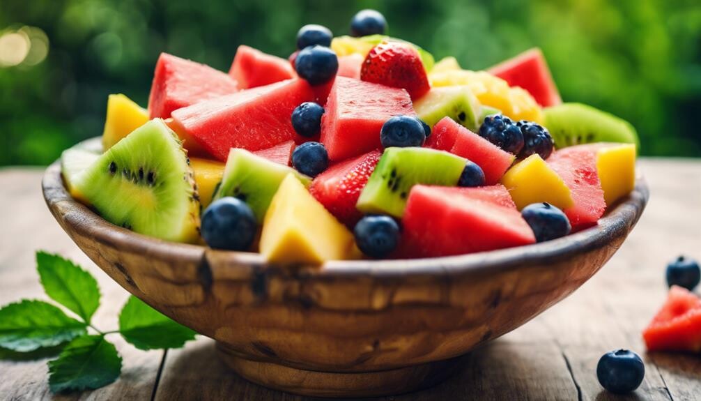 fruit filled summer picnic