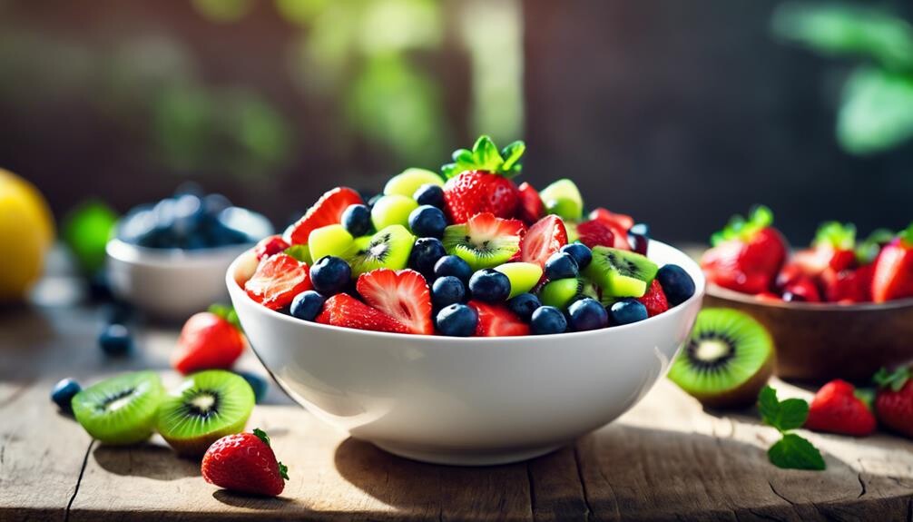 fruity colorful and refreshing