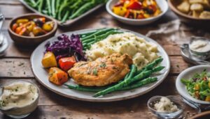 garlic parmesan chicken sides