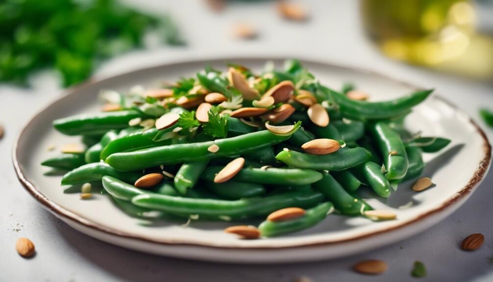 green beans with almonds